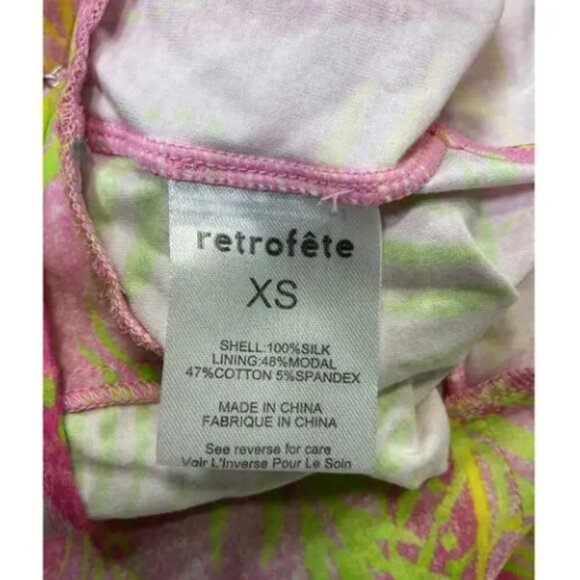 retrofete Zion Gathered Printed Silk-chiffon Halterneck Maxi Dress - Pink - Picture 6 of 6